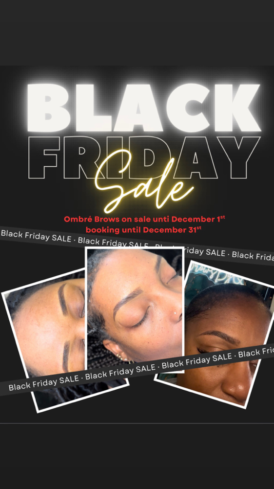 Black Friday Ombre Brows 💫