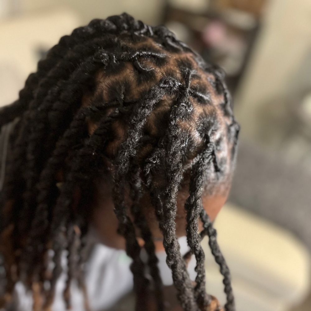 Retwist +Two-Strand Twist at Twisted-Tranquility in Stockton, CA