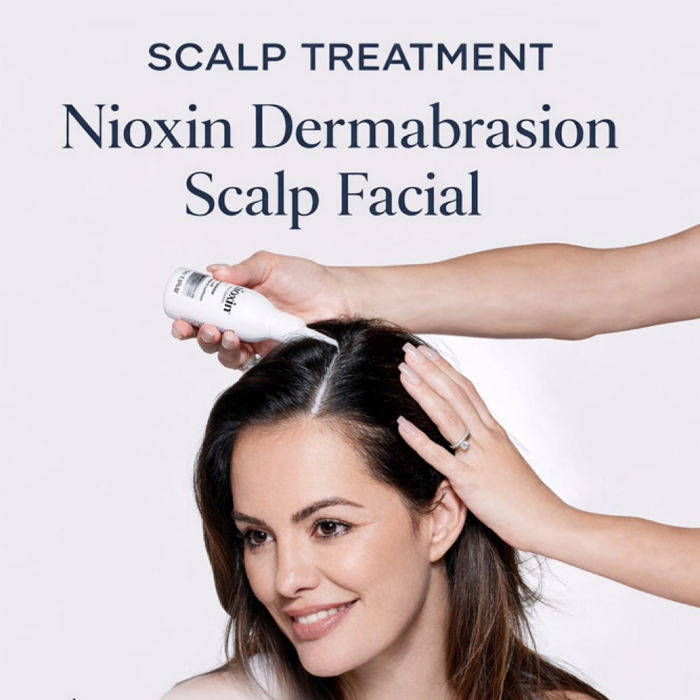 Nioxin Dermabrasion Scalp Treatment at Essence Salon in Port Saint Lucie, FL