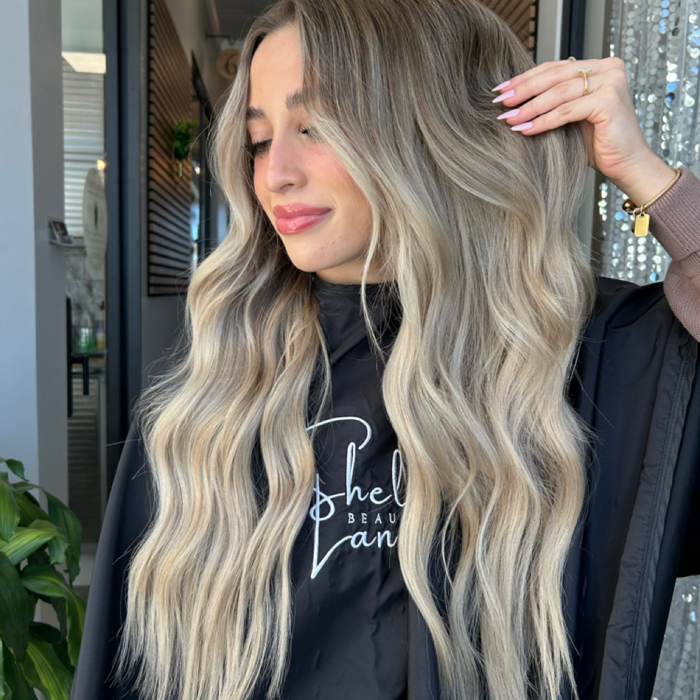 Hair Extension Move Up at Shelby Lane Beauty in Columbus, OH
