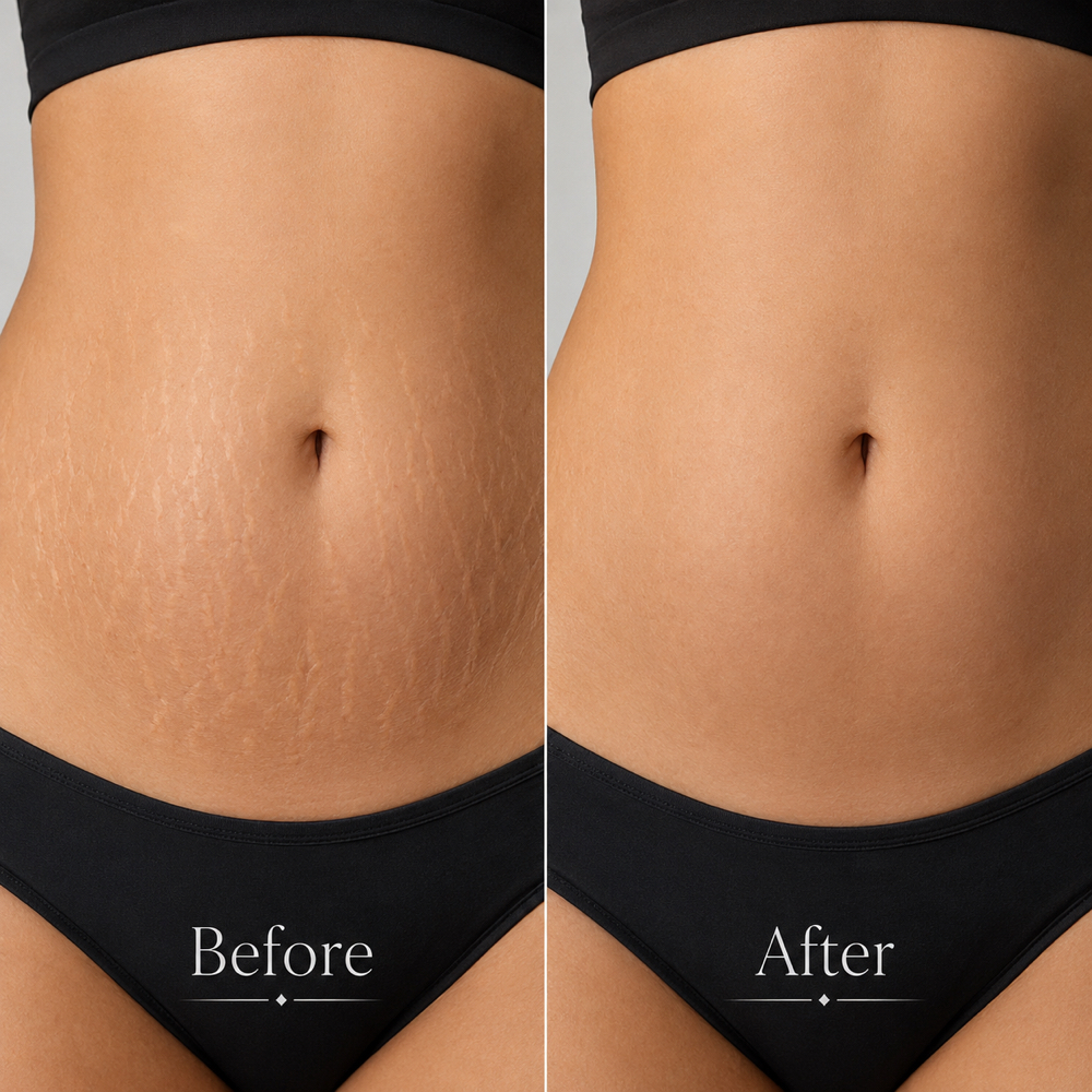 Abdominal Stretch Mark Camouflage at Restored Hue Paramedical Studio in Atlanta, GA