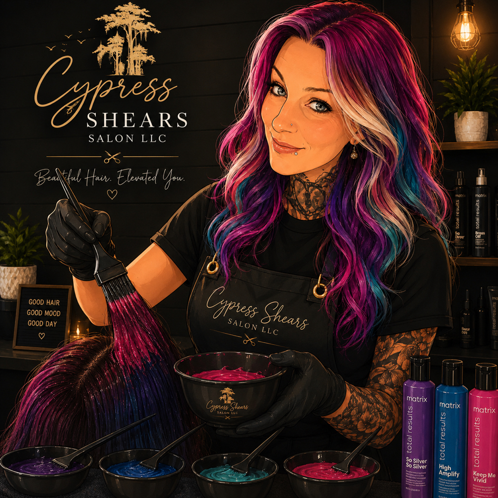 Creative Color Styling at Cypress Shears Salon LLC in Winter Haven, FL