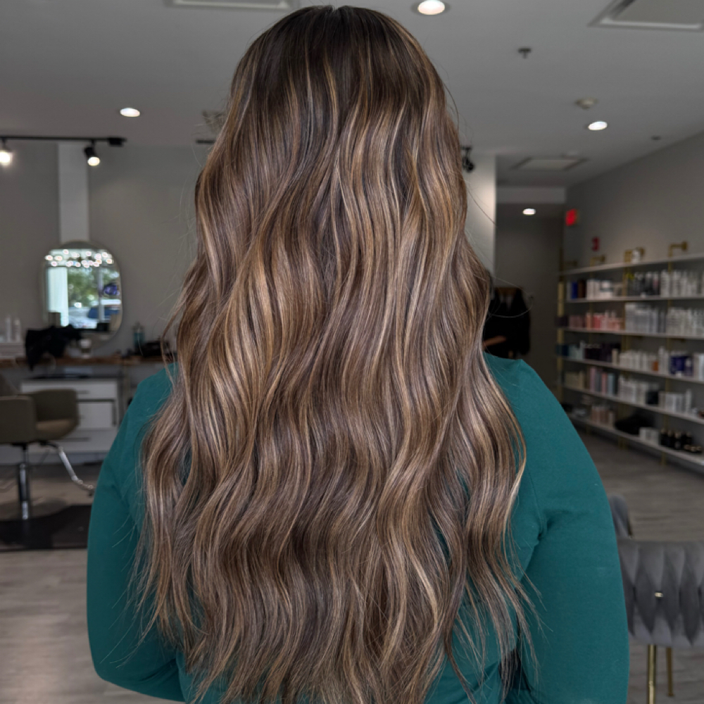 Grey Coverage & Highlights at Hair By Payton in Ridgeley, WV