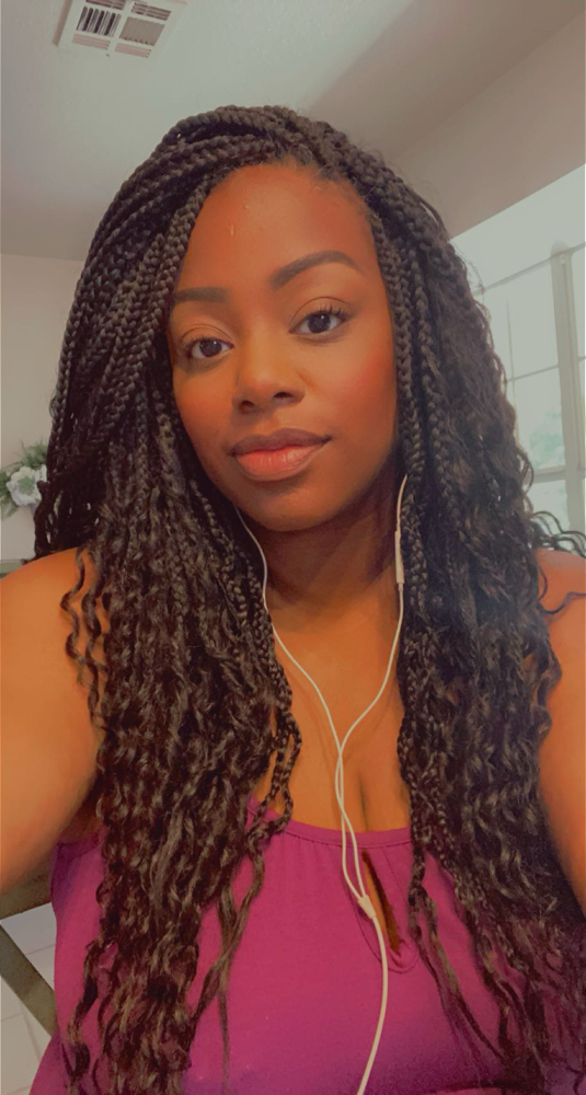 Bohemian Knotless Braid 3/4 Crochet