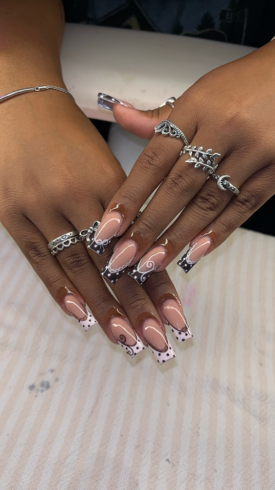 Medium Long Full Set at NailsbyJaida in Plainview, TX