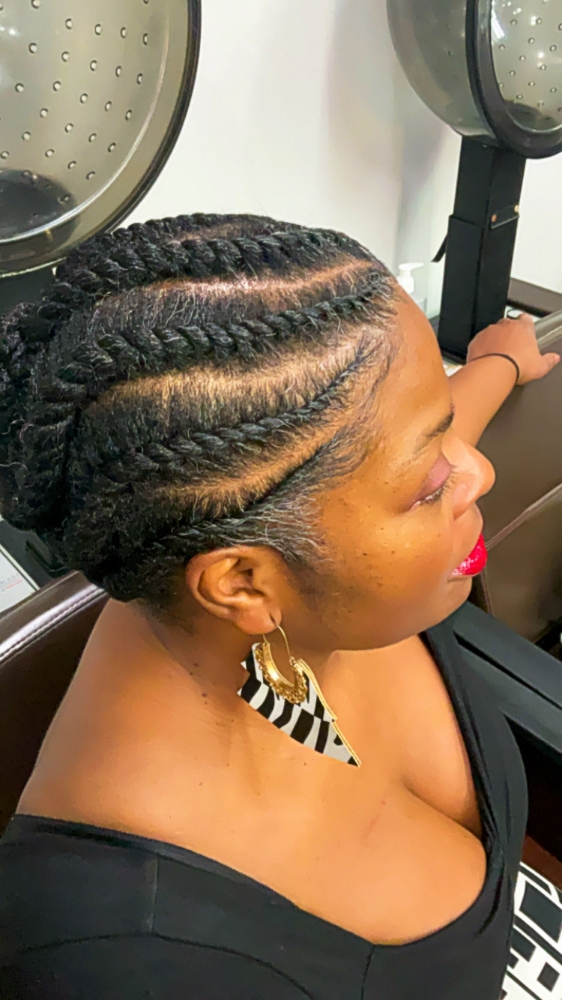 Flat Twist Style at Aloe Beauty Suite in Baltimore, MD