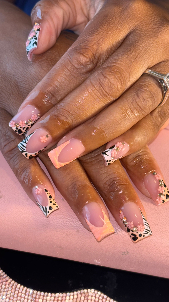 Medium Acrylic Nails at NailsByAprel in Saltillo, MS