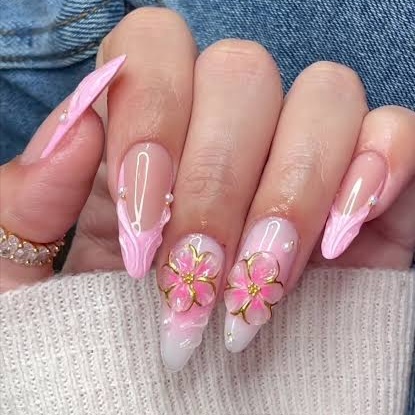 Acrylic Extension at Natura Nail Salon in Stamford, CT