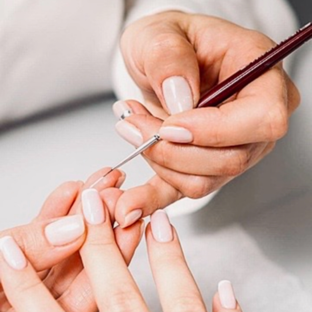 Add French Tip/Nail Design at Ethereal Glow Esthetics in Jefferson City, MO