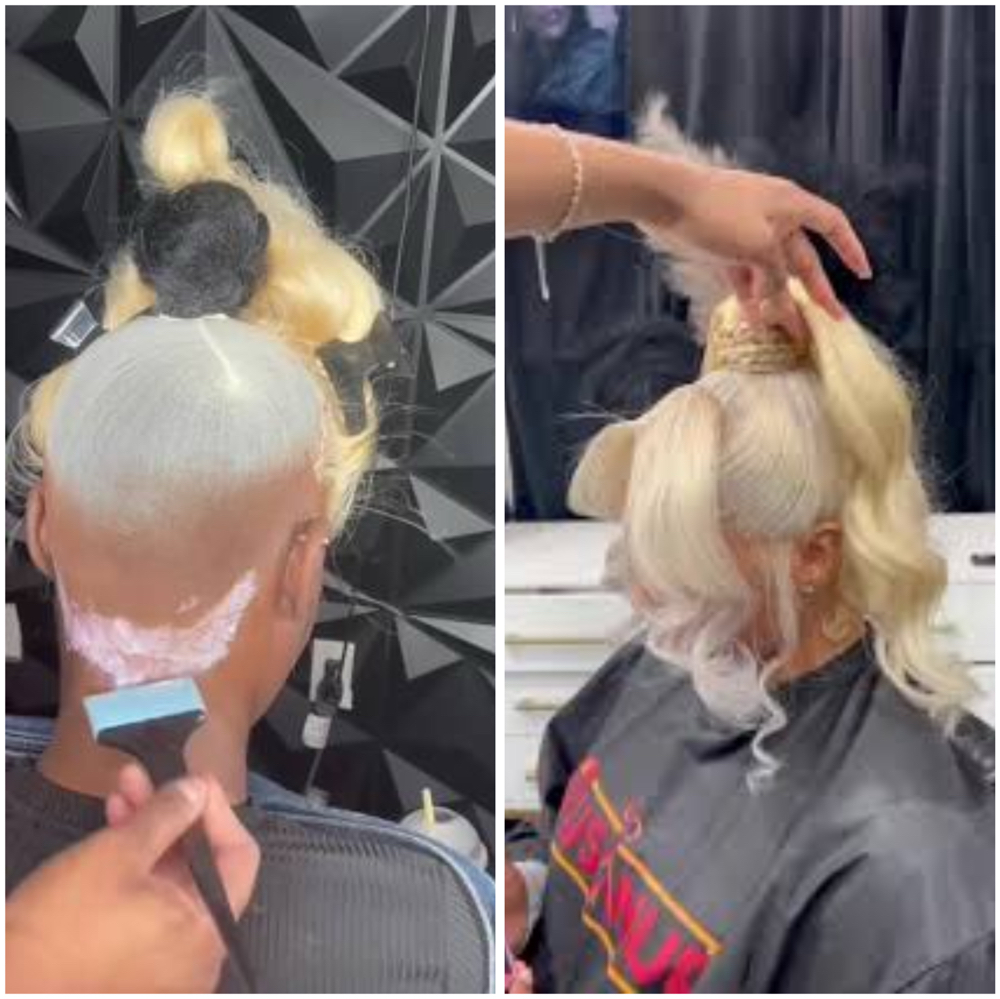 Frontal Ponytail Over Locs