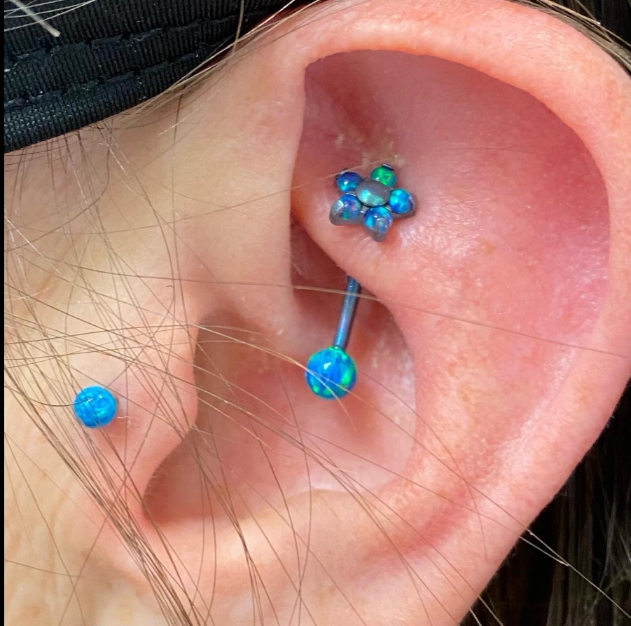 Rook Piercing at Divine Image Ink Piercings in Parma Heights, OH