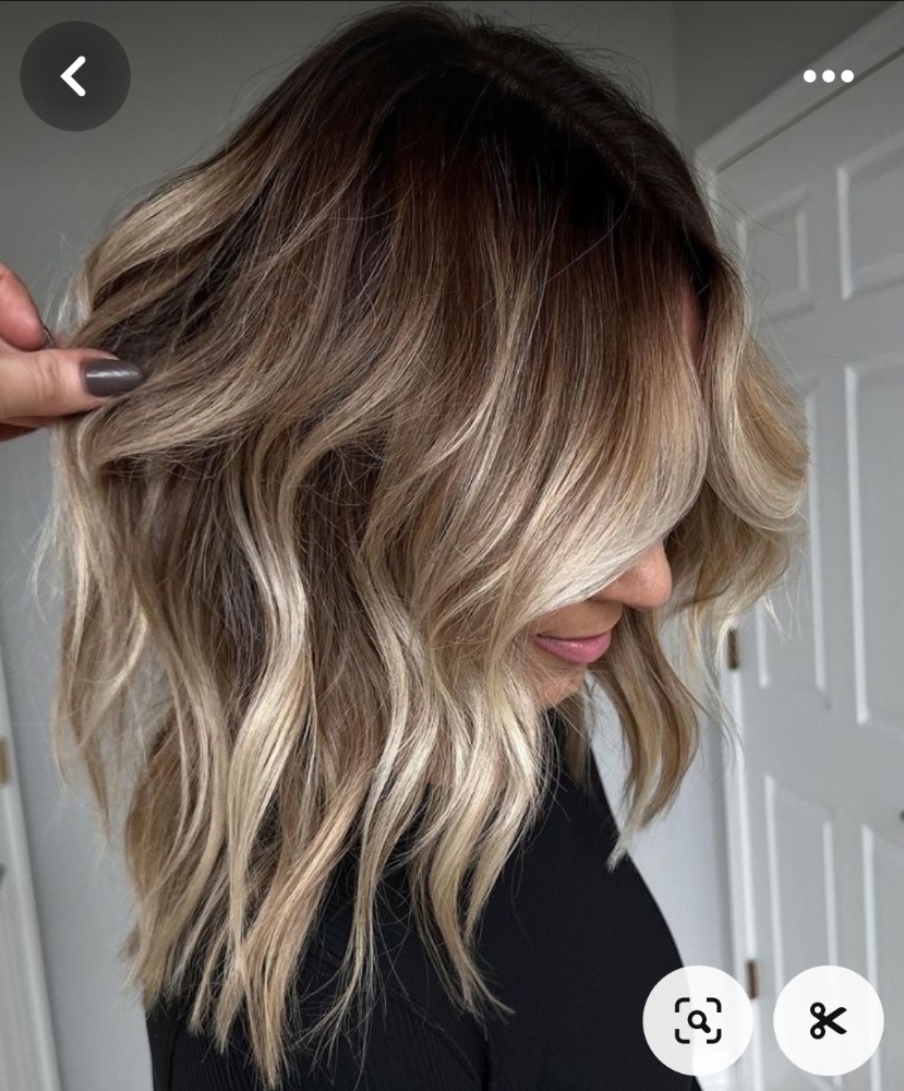 Balayage W/Color And Cut