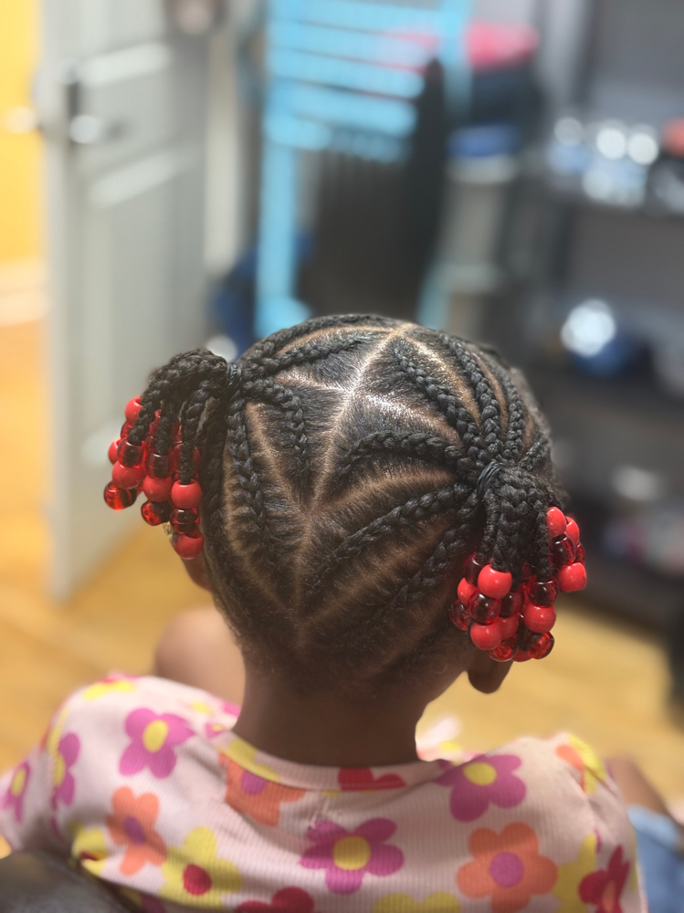 Braids W/O Extentions(ages 3-5)