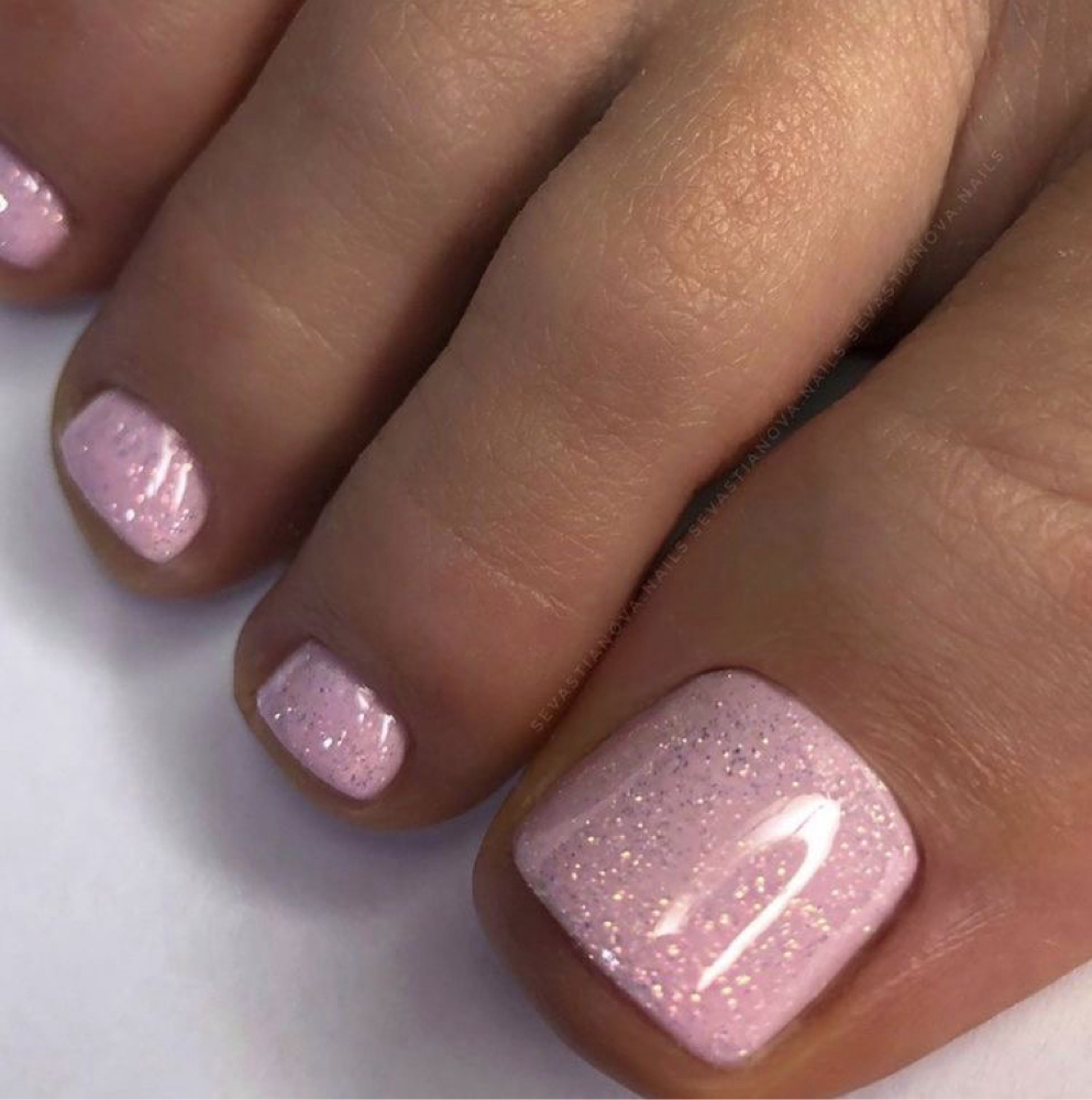 Glitter Gel Toes Only(not full pedi at Lonestar Wellness and Aesthetics, PLLC in Fredericksburg, TX