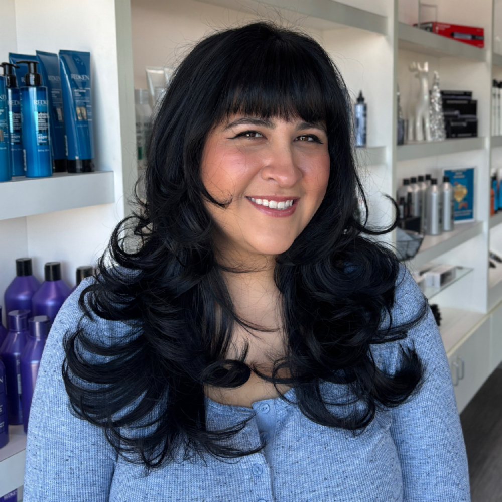All over color at Elliescissorhands Glow Salon And Spa in San Antonio, TX