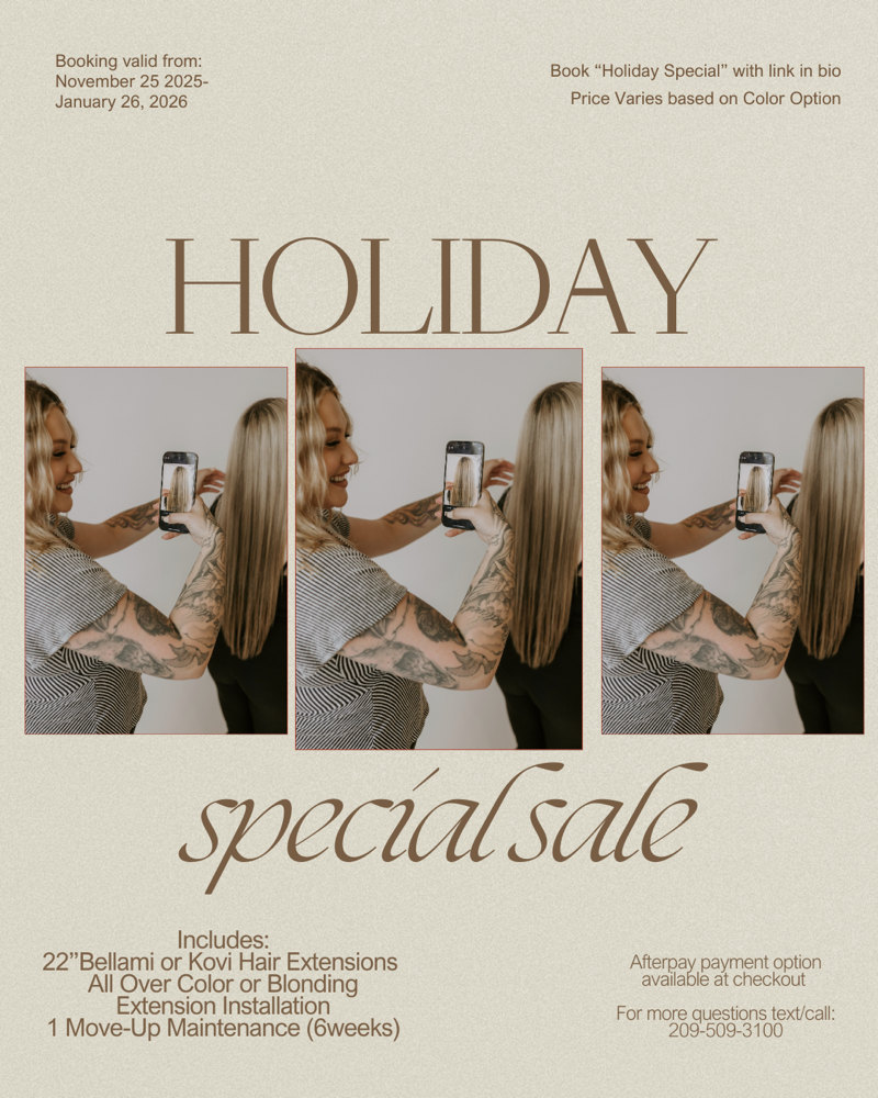 Holiday Hair Special Blonding