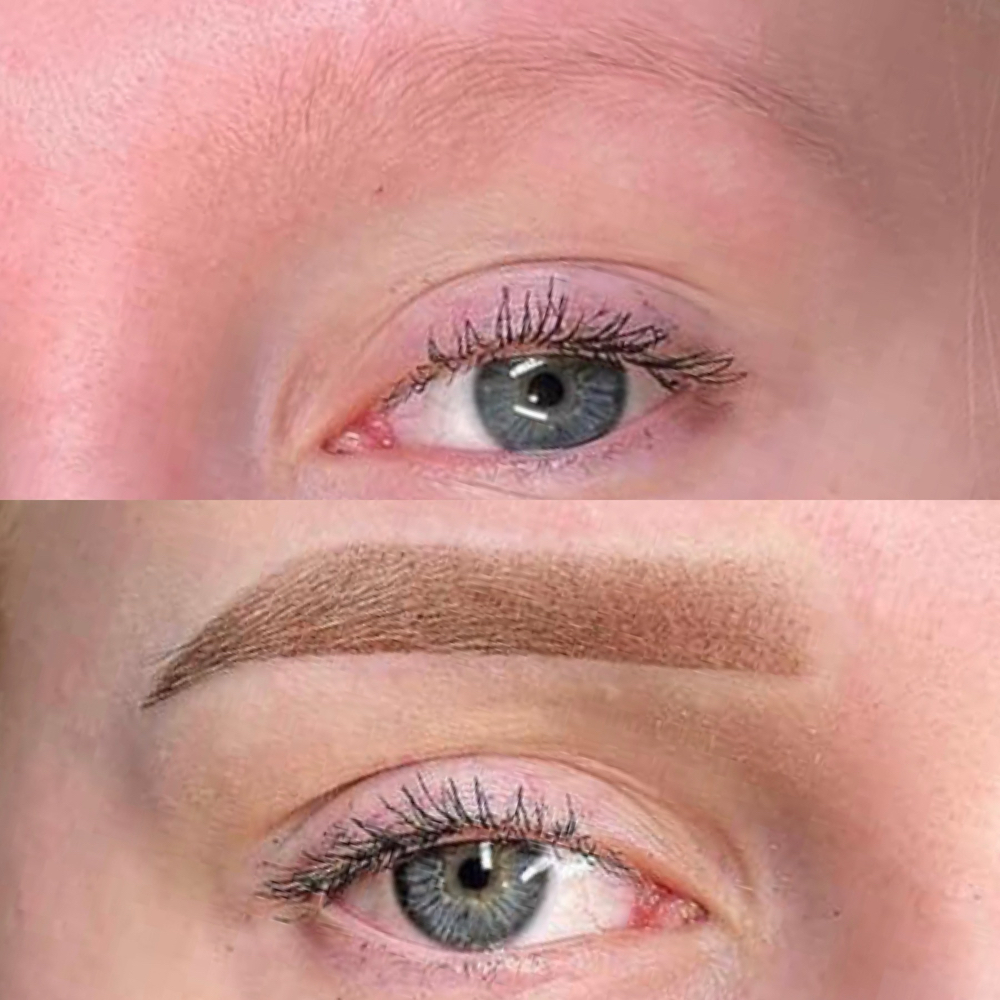 Powdered Brow Tattoo