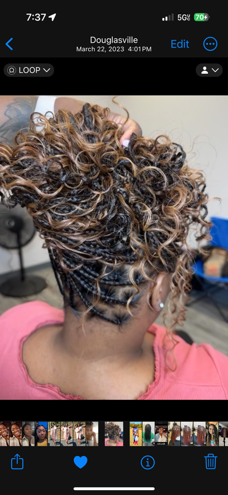 Knotless & Boho Braids