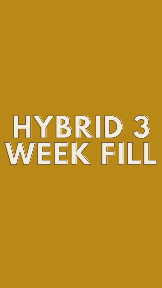 Hybrid 3 Week