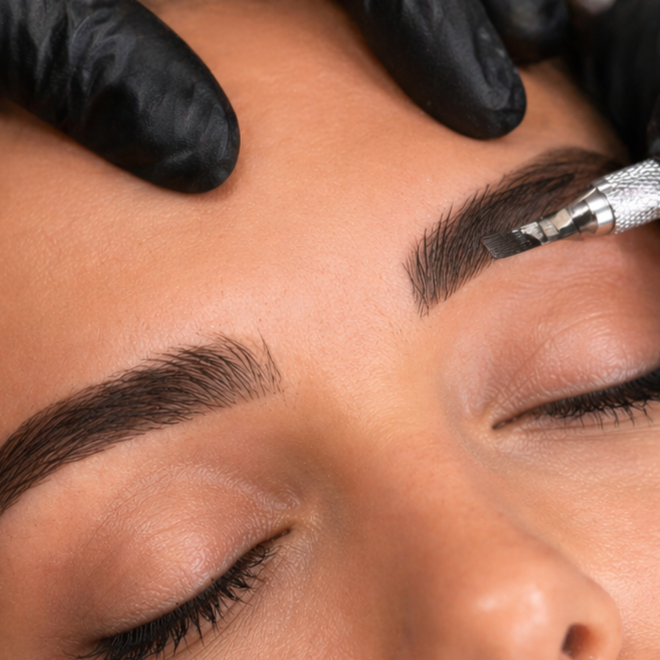 PMU Touch Up Brows After 4-12 Week at Brows & More in Jacksonville, FL
