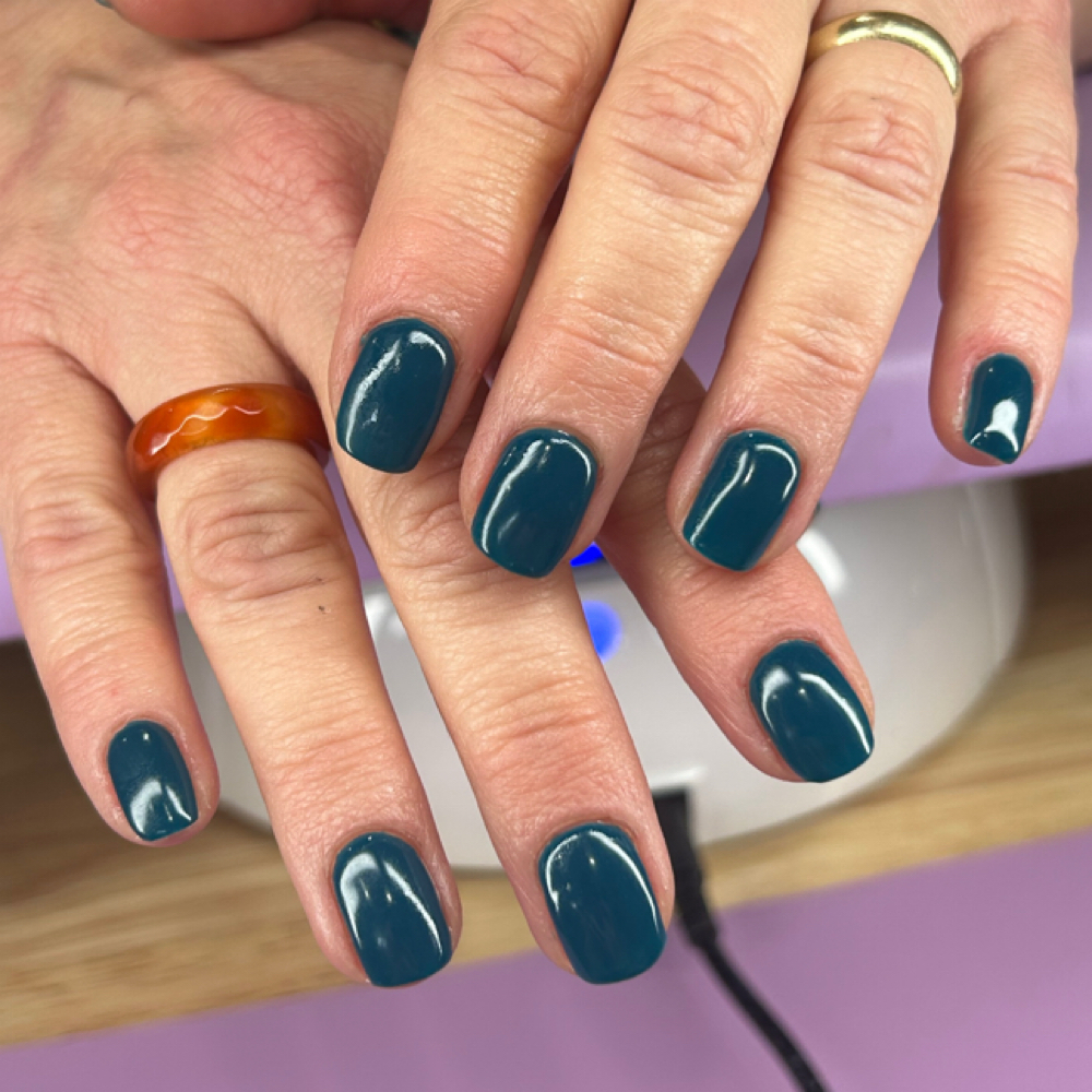 Gel Manicure W/ Luminary Base Coat at Care’s Nail Bar in Rocky Top, TN