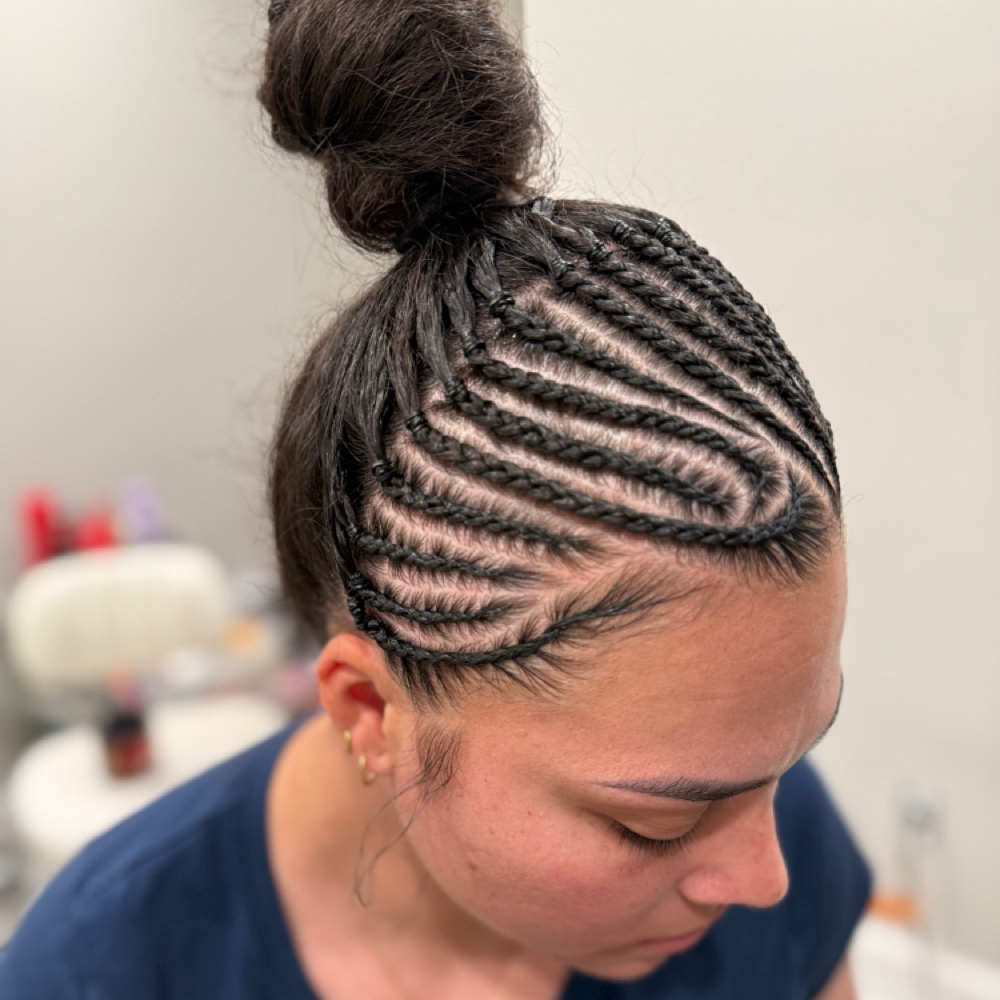 Natural Fulani Braids at I.Lenice Designs in Mableton, GA