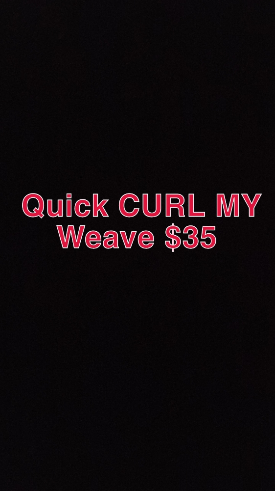 Quick Curl My Weave