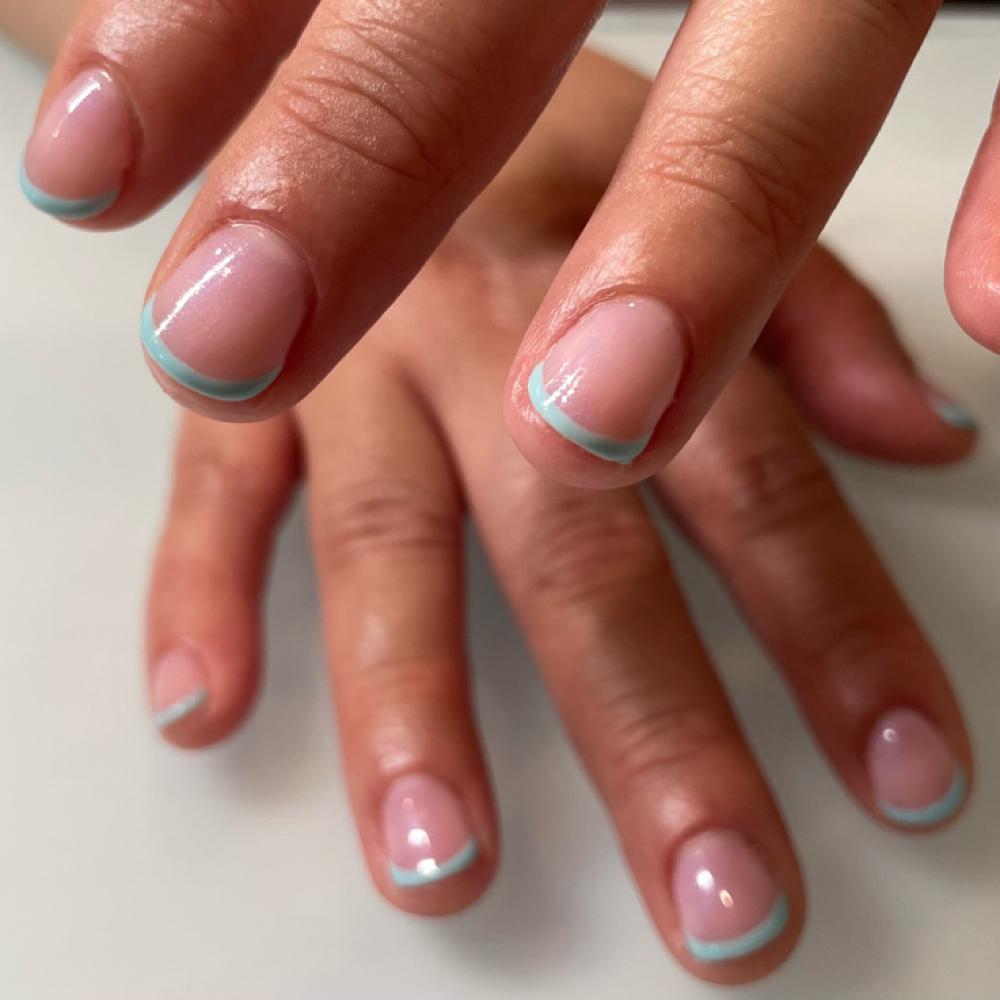 French Tip at Polished Studio in Shawnee, KS