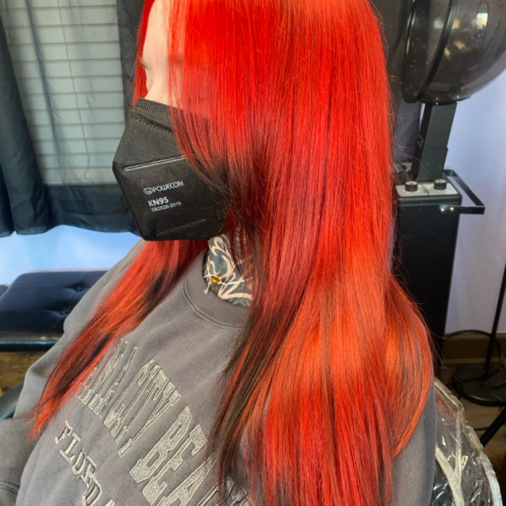 All Over Vivids Long at Mollie’s Magical Hair in Moore, OK