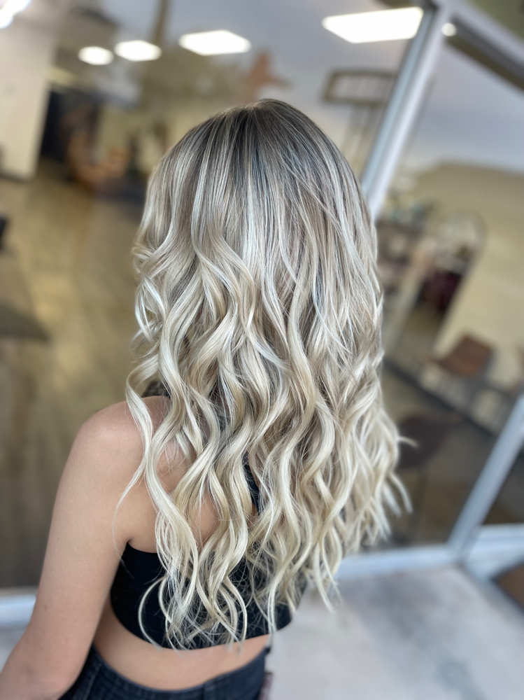 Full Highlight, Haircut & Style