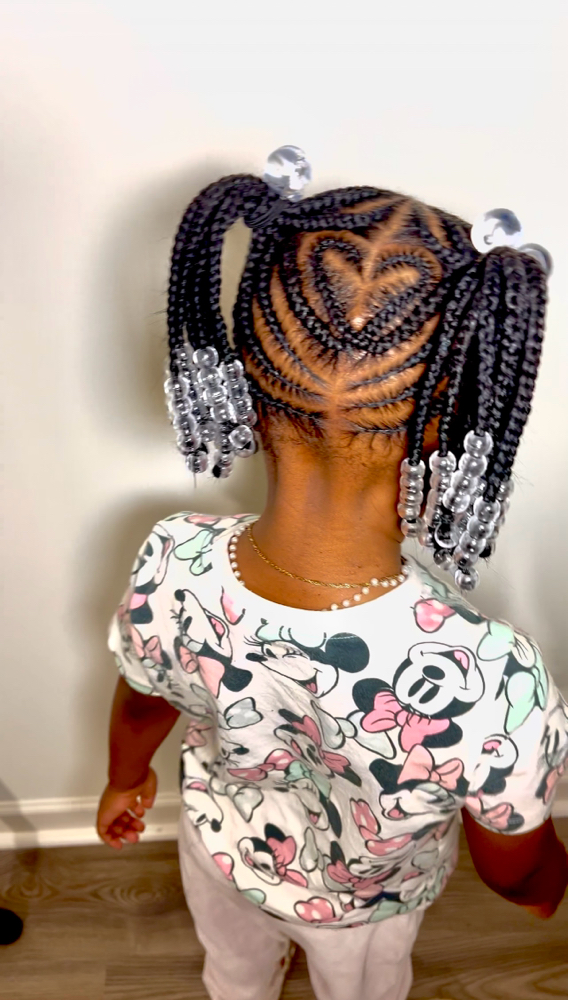 2 Braided Ponytail (Kids 3-6)