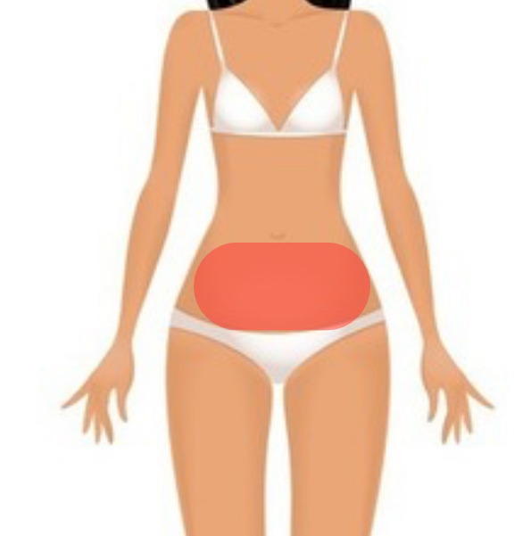 Lower Stomach Wax