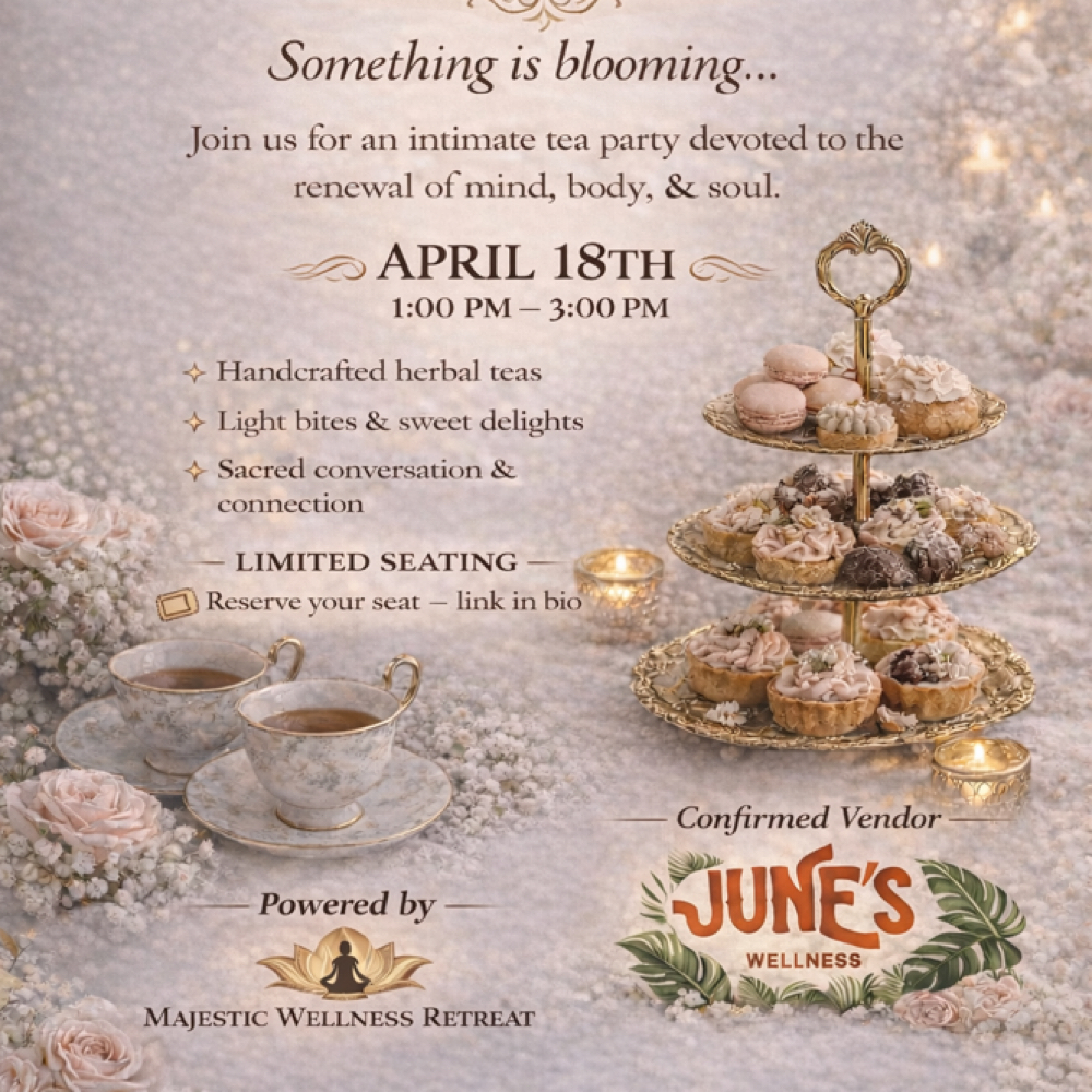 Scared Garden Tea Party at Majestic Wellness Retreat LLC in Houston, TX