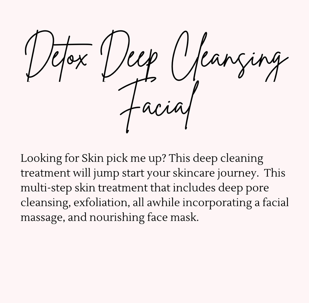 Detox Deep Cleanse Facial