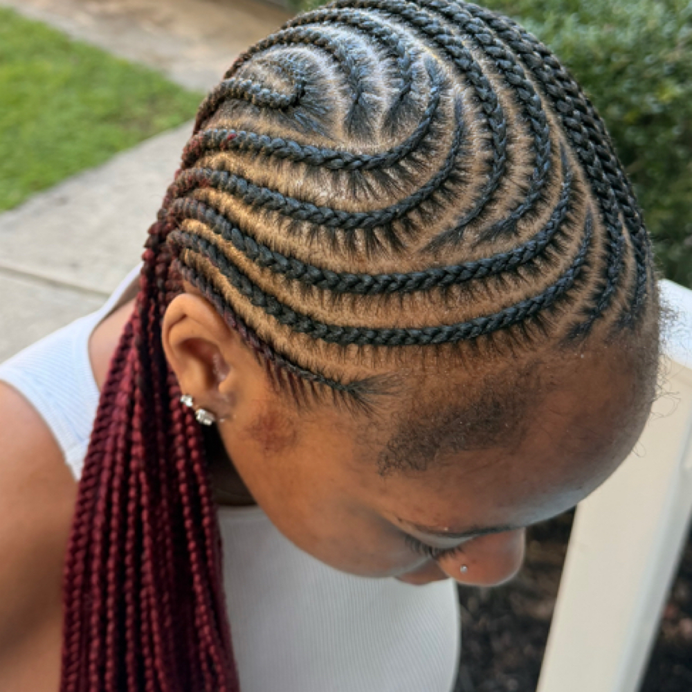 Small Stitch Braids at Takenja Thornton in Lithia Springs, GA