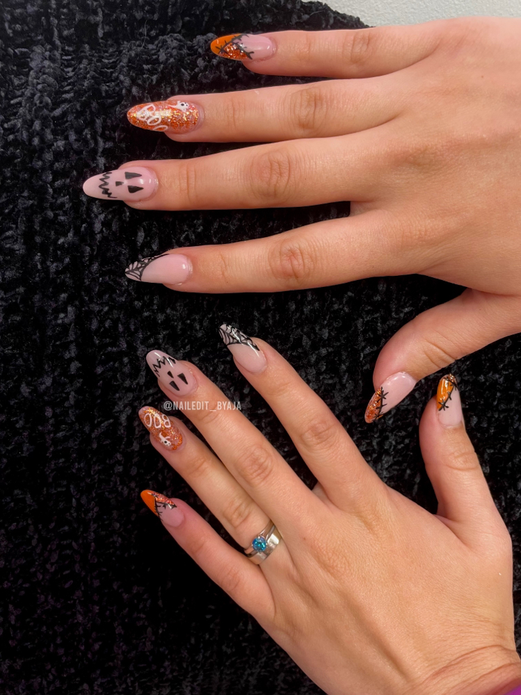 Acrylic Dip Powder with tips