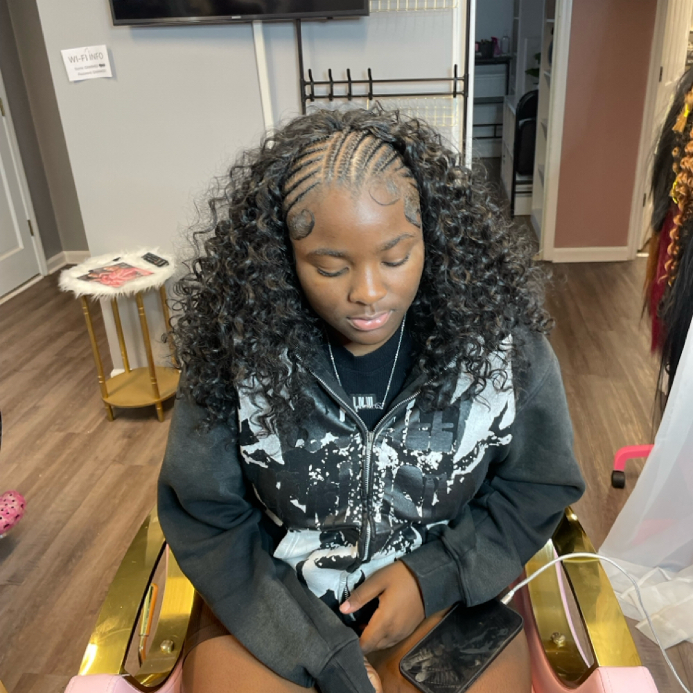 Fulani Quick Weave at Tressé by Asholyn in Martinez, GA
