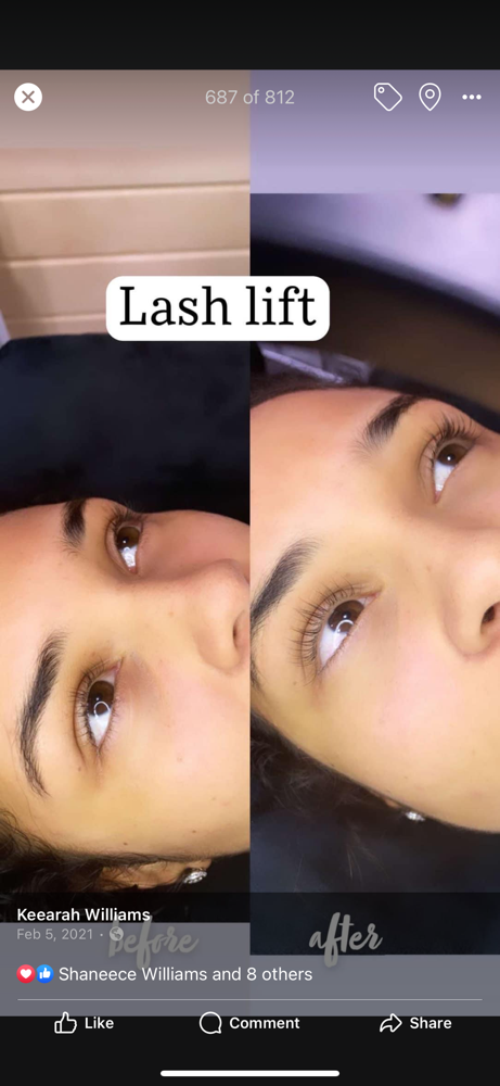 Lash Lift And Tint