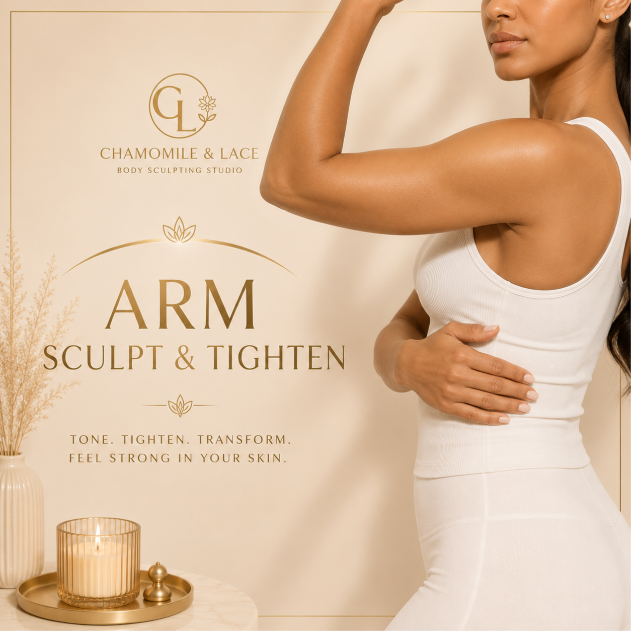 Arm Sculpt & Tighten at Chamomile and Lace in New Orleans, LA
