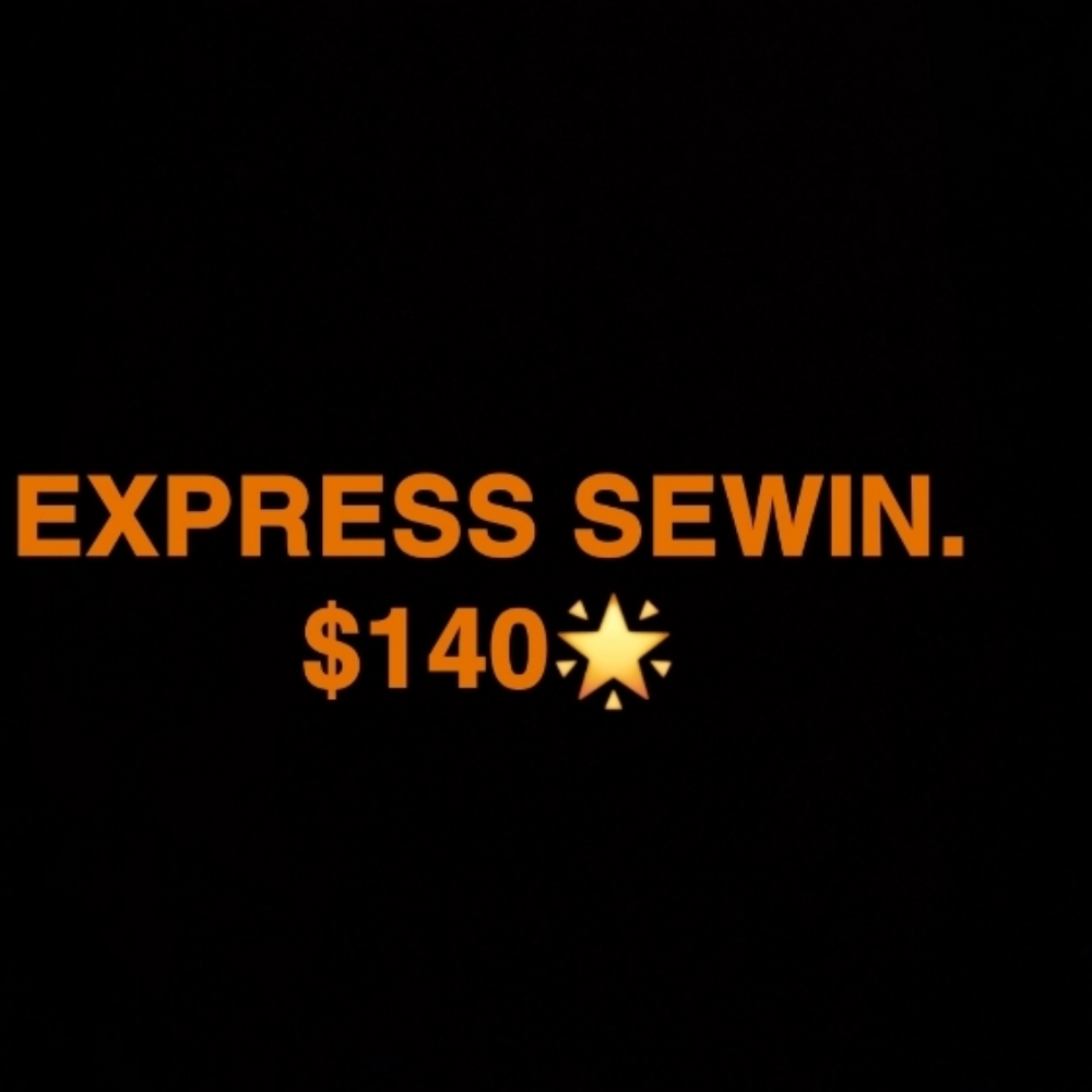 Express Sewin at Weave King Hair Studio in Plano, TX