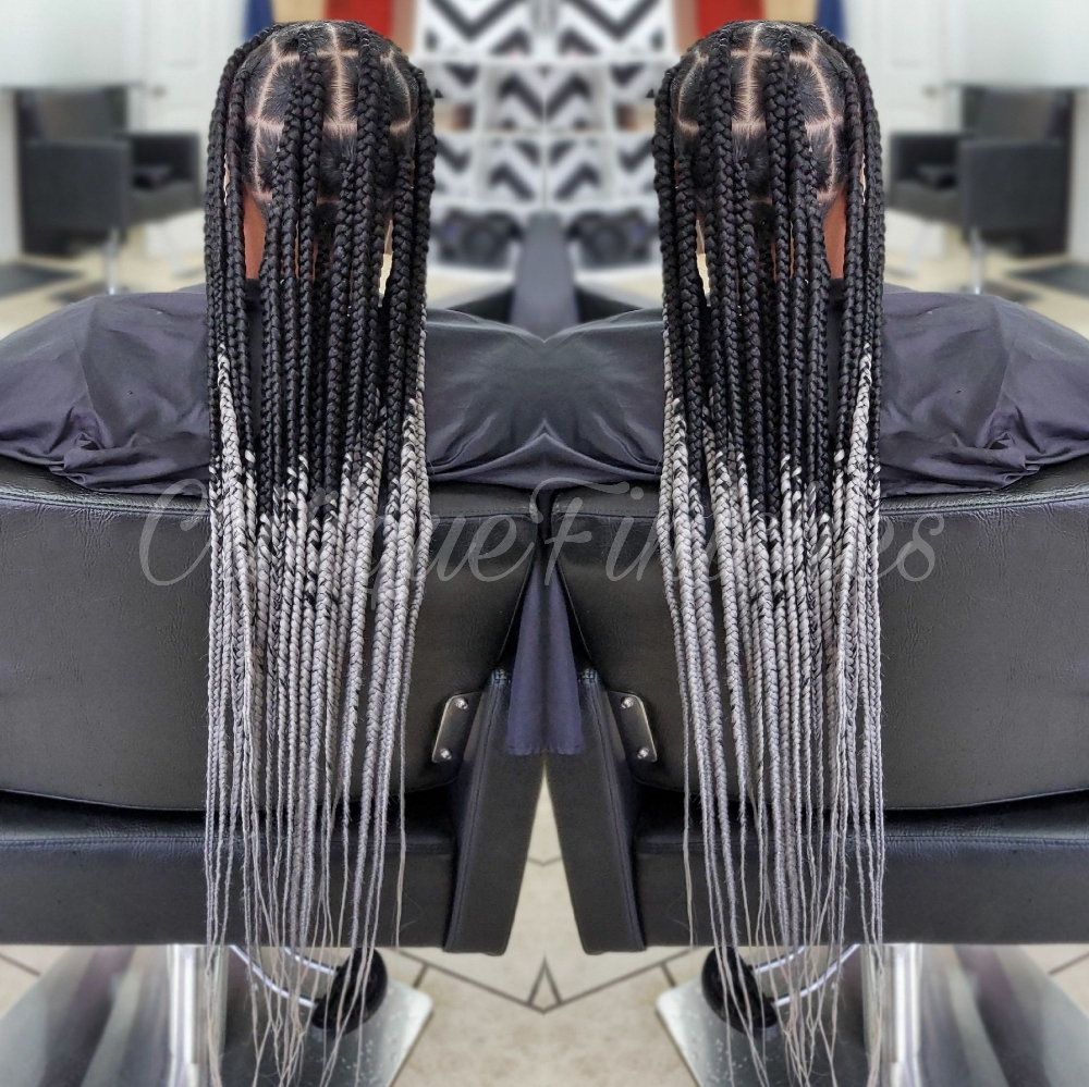 Jumbo Knotless Braids at Critique Finishes in Texarkana, TX
