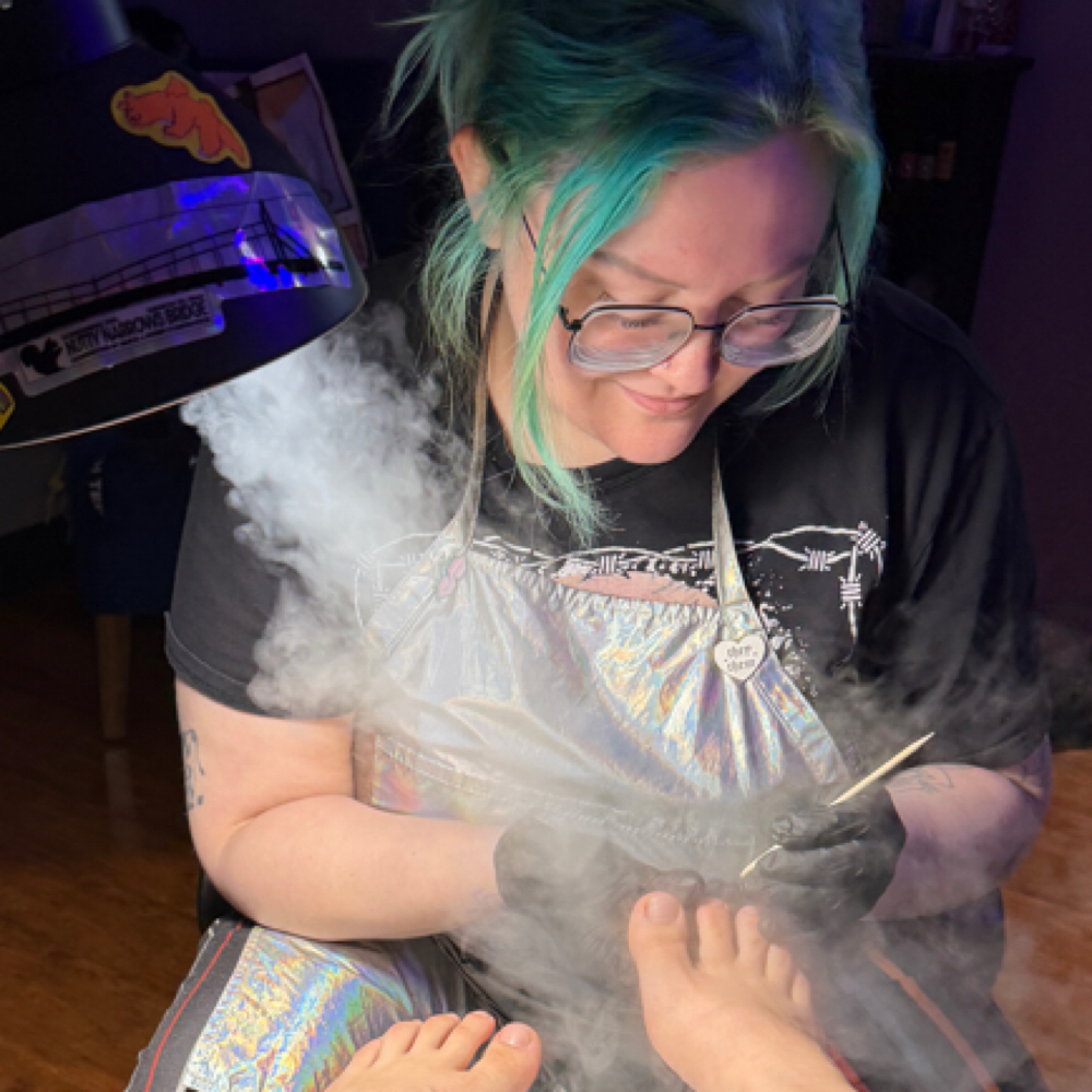 Steam Pedicure at Whit Nailed Me in Longview, WA