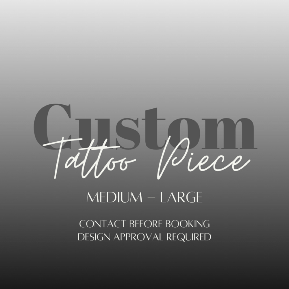 Custom Tattoo Piece - MED or LG at Rehder Ink in Rockwall, TX