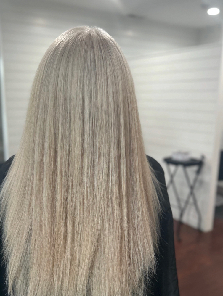 lightener root retouch + tone🤍✨