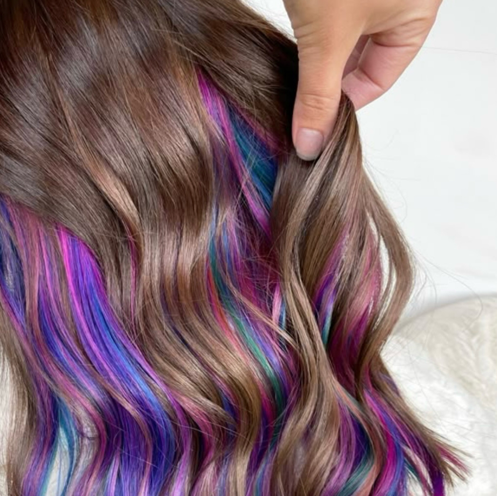 Vivid Peek-A-Boo + Haircut at Transformations by Mindy in Wayne, WV