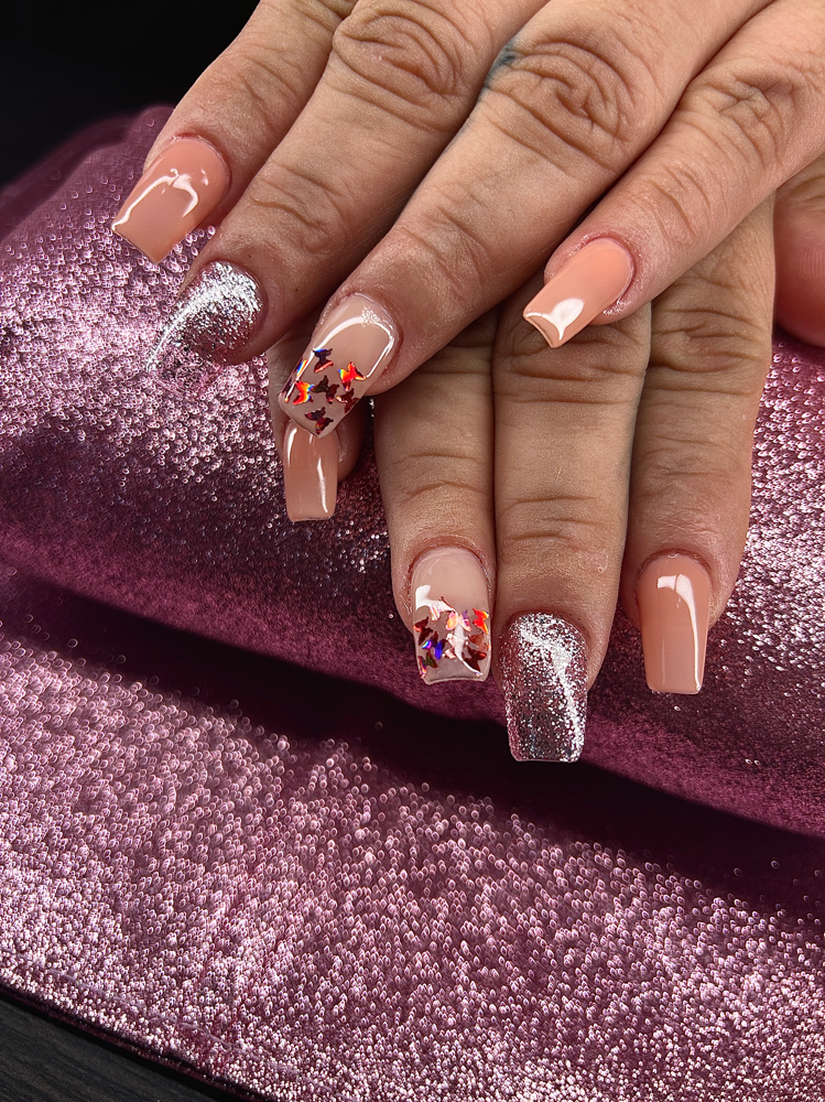 Gel X Simple Nail Art at Cosmo By Sage in Bakersfield, CA