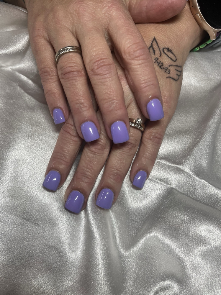 Acrylics-No Design at nails.by.addysen in Pennock, MN