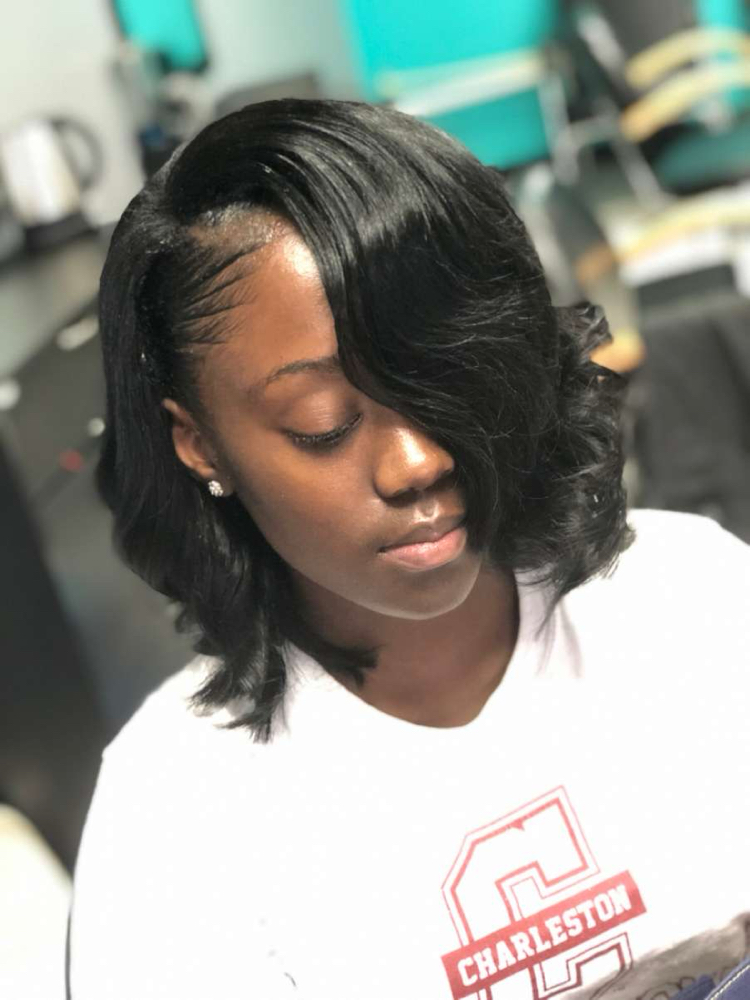 Traditional Sew In/QW-BYOHair at The Hair Lab Beauty & Barber Lounge in Laurens, SC