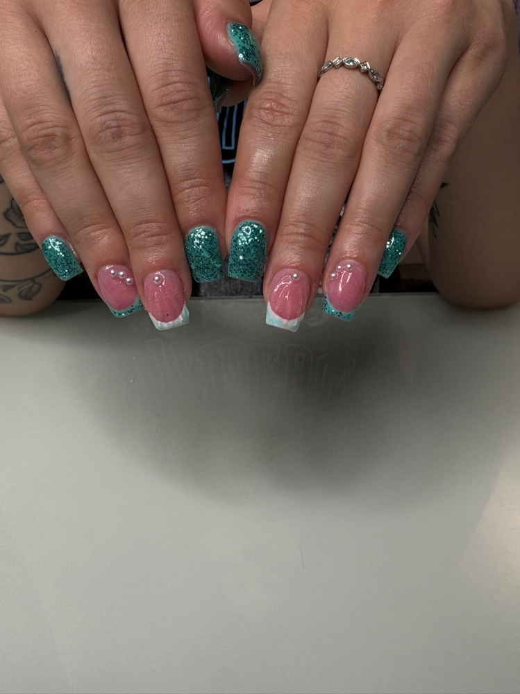 Acrylic Fill at Luxe Beauty and Barbering in Klamath Falls, OR