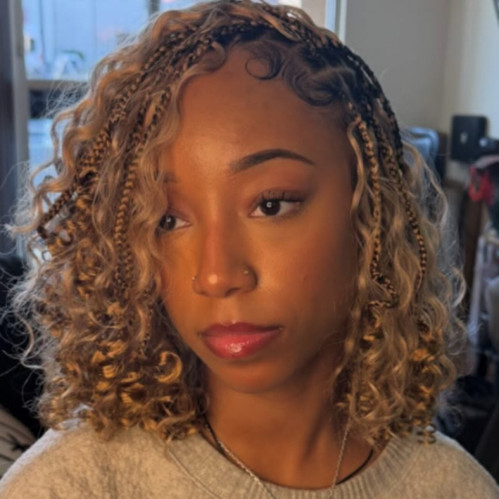 Medium Boho Bob Special at Mejko braid studio in Long Beach, CA